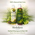 HerbAura: Natural Amla, Aloe & Shikakai Hair Care Set (2 x 150ml)